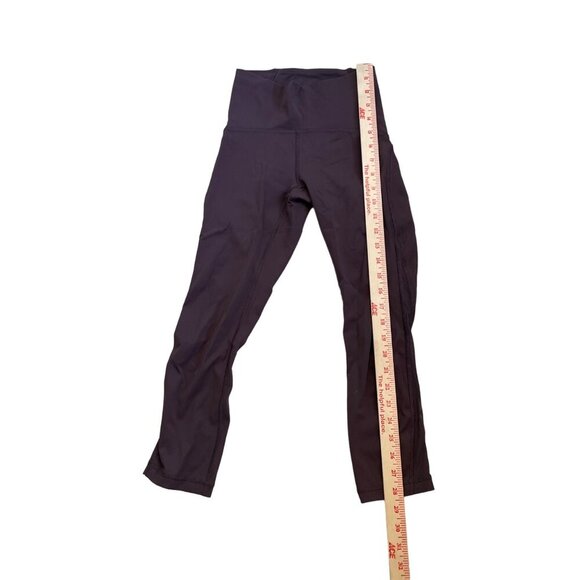 Lululemon Train Times Size 2 Purple Pant Leggings Mesh Side Panel - Picture 4 of 11